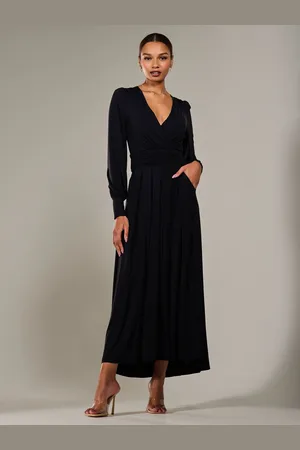 Jolie Moi Long Sleeve Supersoft Jersey Maxi Dress