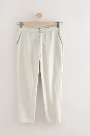 Next Bomuld Hør Twill Chino-bukser34xl