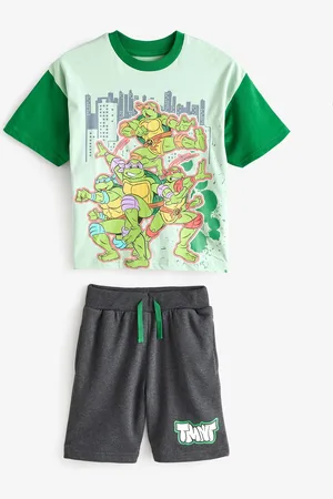 Character Teenage Mutant Ninja Turtles 100% Cotton T-Shirt And Shorts Set7 - 8 år (122 - 128cm)