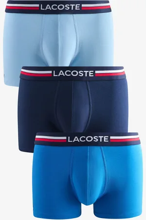 Lacoste Blå Logo Bokser 3 PakkeXXL