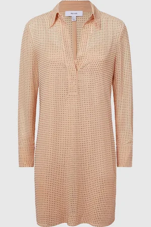 Reiss Austin Embellished Mini Skjortekjole34