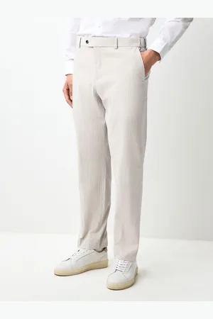 Next Slim Fit Striped Seersucker Suit Trousers46B x 31L (UK 46 R)