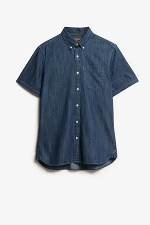 Superdry Essential 100% Bomuld Denim Skjorter3X-Large