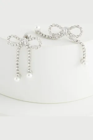 Next Sparkle Bow Earrings Made With Recycled BrassEn
