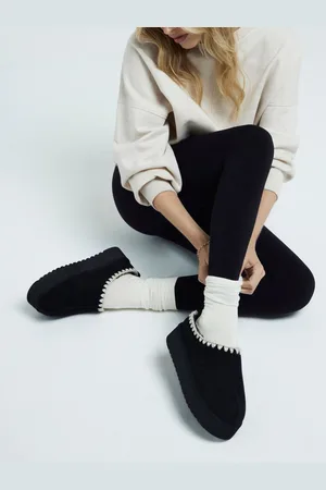 River Island Imiteret pels foret platform hjemmesko
