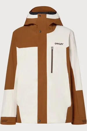 Oakley Mens Thermo Nuclear Protection Throw Back Times Full Zip Insulated Ski Jacketlarge