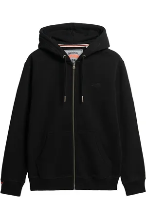Superdry Det essentielle Logo Zip 100% Bomuld HættetrøjeXXL