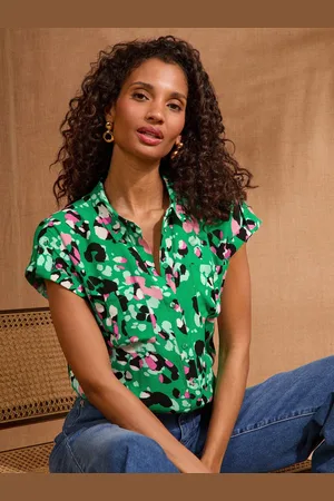Love & Roses Sequin V-Neck Blouse