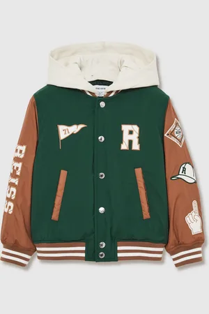 Reiss Wells Home-Run Colourblock Bomber Jacket110116cm