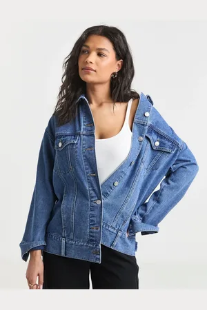 Simply Be Oversized Boyfriend Denim 100% Cotton Jacket40