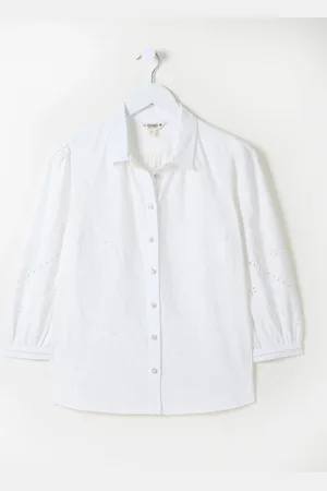 Fat Face FatFace Roxi 100% Cotton Embroidered Shirt40