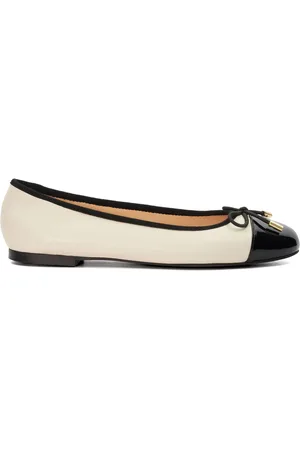 Dune Highest Flexible Sole Contrast Ballerina Flats
