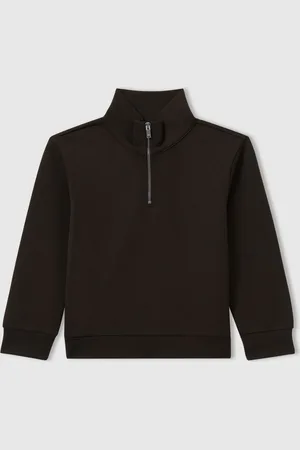 Reiss Ethan Interlock Jersey Half-Zip Sweatshirt10 - 11 år (140 - 146cm)