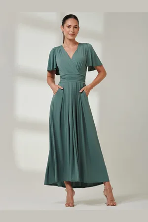 Jolie Moi Angel Sleeve Super Smooth Jersey Maxikjole38