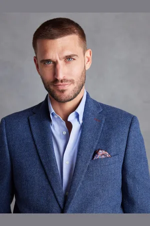 Next Nova Fides signature-sildebens-blazer i uld68 Regular (UK 58 R)