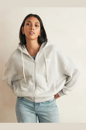 American Vintage Grey Kodytwon 100% Cotton HoodieXS-S