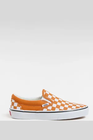 Vans Dame Orange Ternet Klassiske Slip-On Sneakerseu38