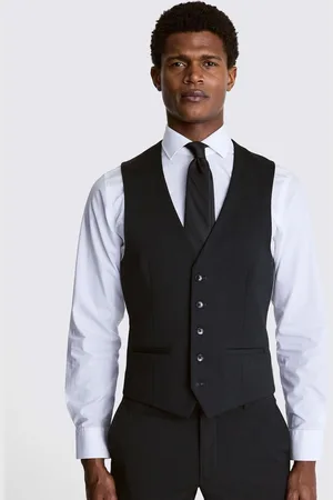 Moss Slim Fit Stretch Waistcoat42 Regular (UK 32 R)
