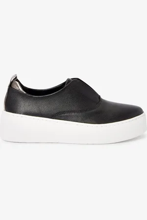 Next Signature Forever Comfort Leather Suede Chunky Wedge Platform Trainers