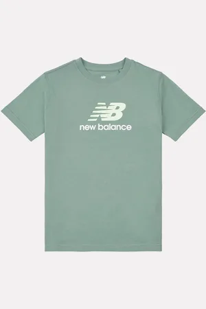 New Balance Kids Jersey Stacked 100% Cotton Logo T-Shirt7 - 8 år (122 - 128cm)