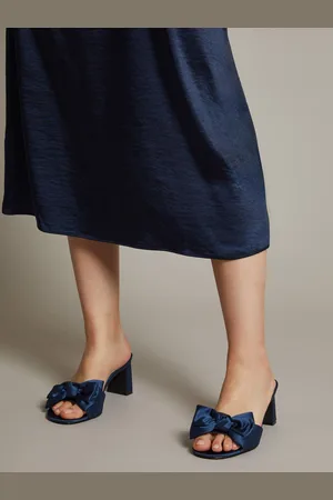 Monsoon Tia Satin Bow Muleseu42