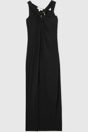 Reiss Eliza Gathered Neck Jersey Midi Dress38