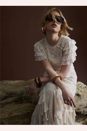 River Island Ruffle Embellished Maxi Dress40