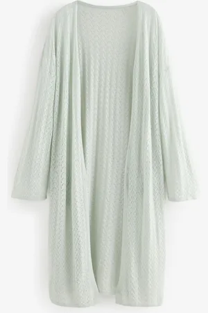 Laura Ashley Silk Pointelle Lang Cardiganlarge