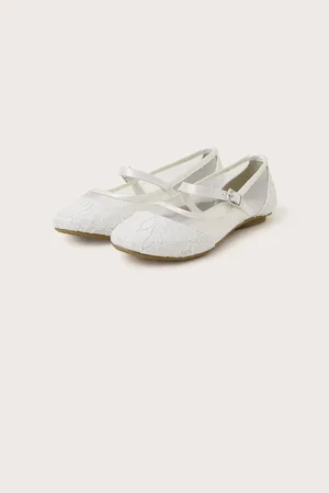 Monsoon Communion Lace Ballerinas Flats