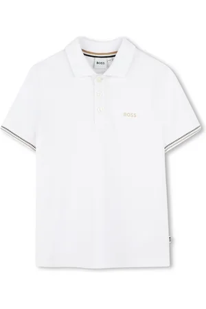 HUGO BOSS Logo Short Sleeve Pique Polo Shirt4 år (104cm)
