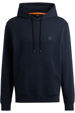 HUGO BOSS Wetalk Logo Patch 100% Cotton Terry HoodieS