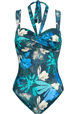Triumph Blå Summer Fleur Polstret Badedragt36 C