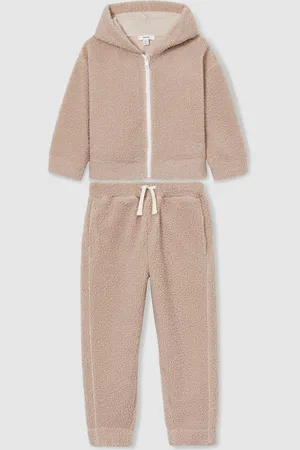 Reiss Zuri Borg Zipped Hoodie and Joggers Set6 - 7 år (116 - 122cm)