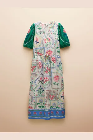 Joules Florence Cotton Midi Dress