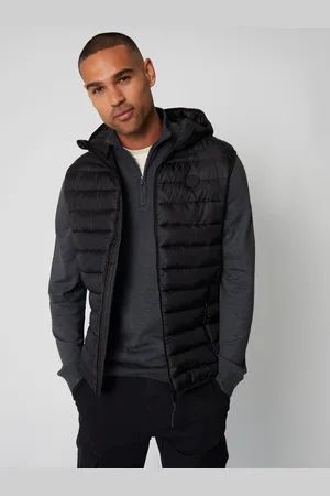 Threadbare Matte Finish Padded Hooded Giletsmall