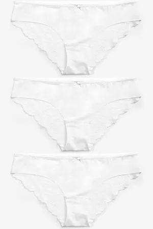 Next Ingen VPL Lace Back Briefs 3 Pakke34