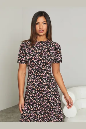 Lipsy London Jersey Underbust Puff Sleeve Mini Dress36