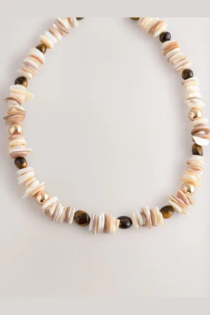 Next Shell Beaded Necklaceen