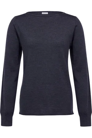 CELTIC & CO. Blue Merino Fine Knit Boat Neck JumperXL