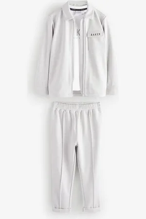 Ted Baker Grey Textured Jacket T-Shirt and Trousers Set12 - 18 måneder (80 - 86cm)