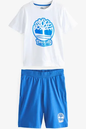 Timberland Logo White Shorts And T-Shirt Pyjamas Set140146cm