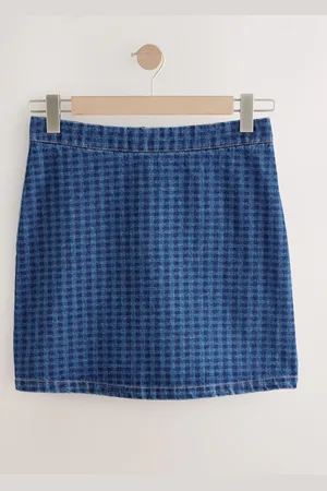 Next Denim 100% Cotton Mini Skirt44lang