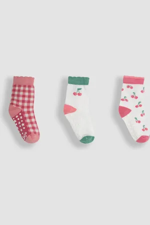 JoJo Maman Bébé 3-Pack Printed Socks98104cm