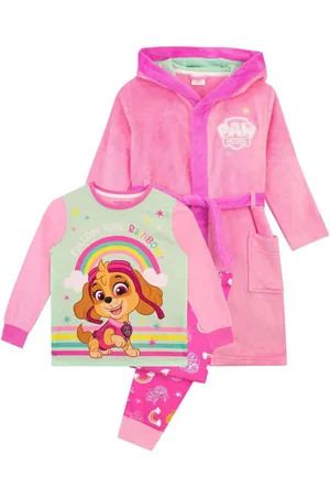 Character Karakter 100% Bomuld Paw Patrol morgenkåbe og pyjamassæt4 - 5 år (104 - 110cm)