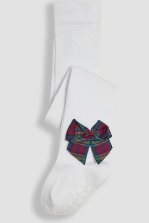 JoJo Maman Bébé Cotton Rich Tight With Bows5 - 6 år (110 - 116cm)