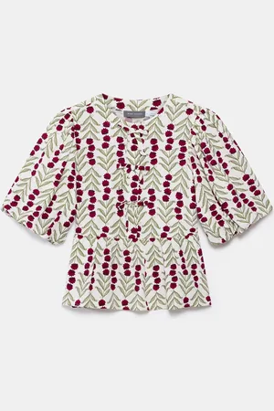 mint&berry Floral Print Blousesxsmall