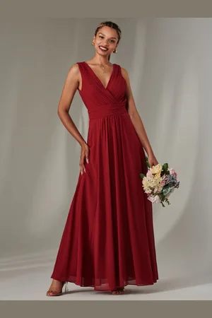 Jolie Moi Cora Sleeveless Chiffon Maxi Dress34