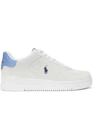 Ralph Lauren Masters Court Suede Traineruk10eu44