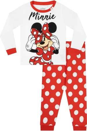 Character Disney Minnie Mouse Long 100% Cotton Pyjama Set3 - 4 år (98 - 104cm)