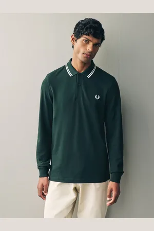 Fred Perry Herre Twin Tipped 100% Cotton Polo-skjorterM